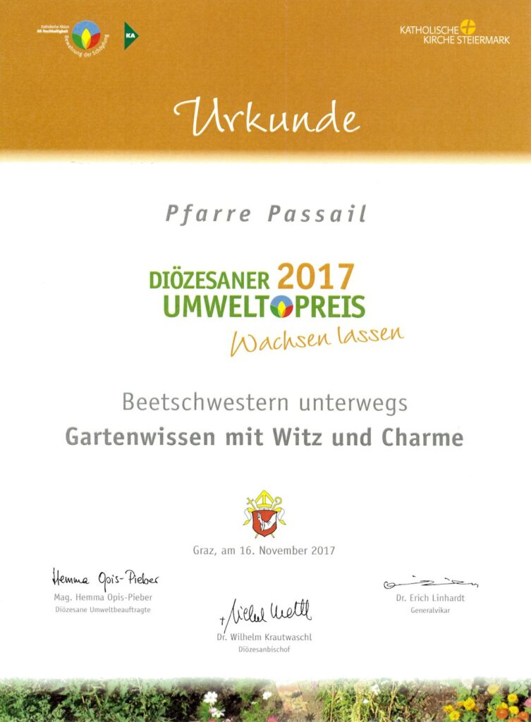 Diözesaner Umweltpreis