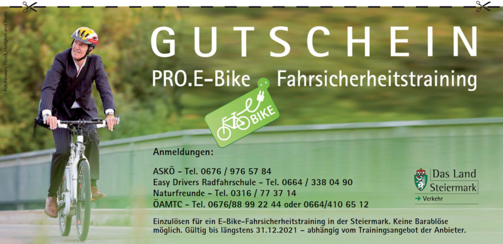 E-Bike Fahrsicherheitstraining