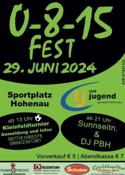 0815 Fest Flyer LJ Passail Oststeiermark