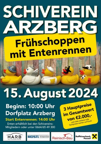 Flyer Schiverein Arzberg Frühschoppen